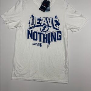 Fanatics White and Blue Playoffs Tee